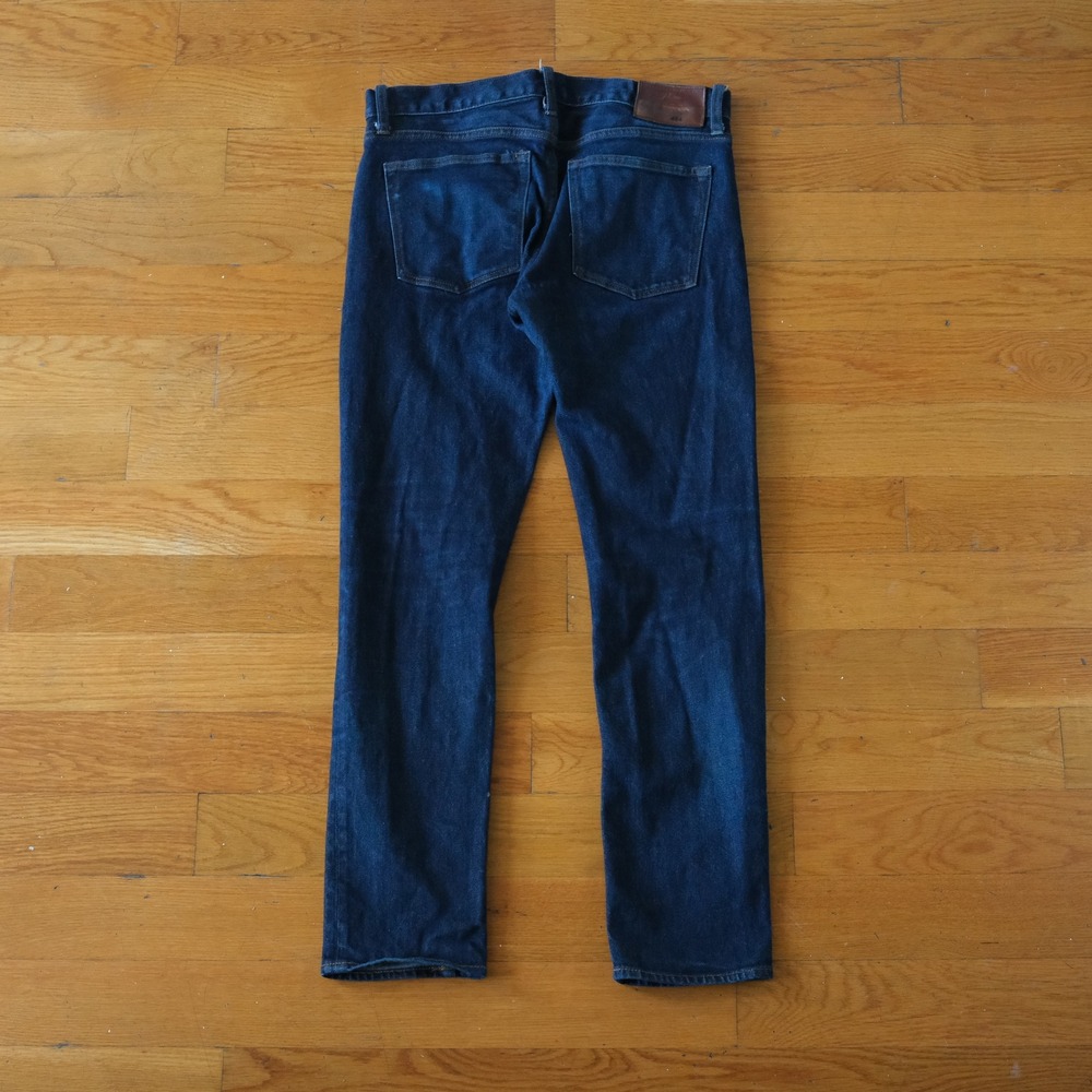 J.Crew 484 Slim Fit Jeans Dark Indigo Blue Denim Fits 32x29 Casual Classic - Picture 8 of 9